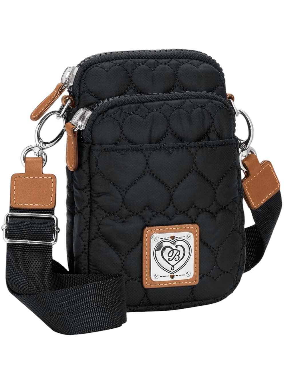 Brighton Black Kora Mini Utility Bag w/ Dust Bag
